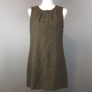 Michael Michael Kors. Wool Tweed. Sheath Dress